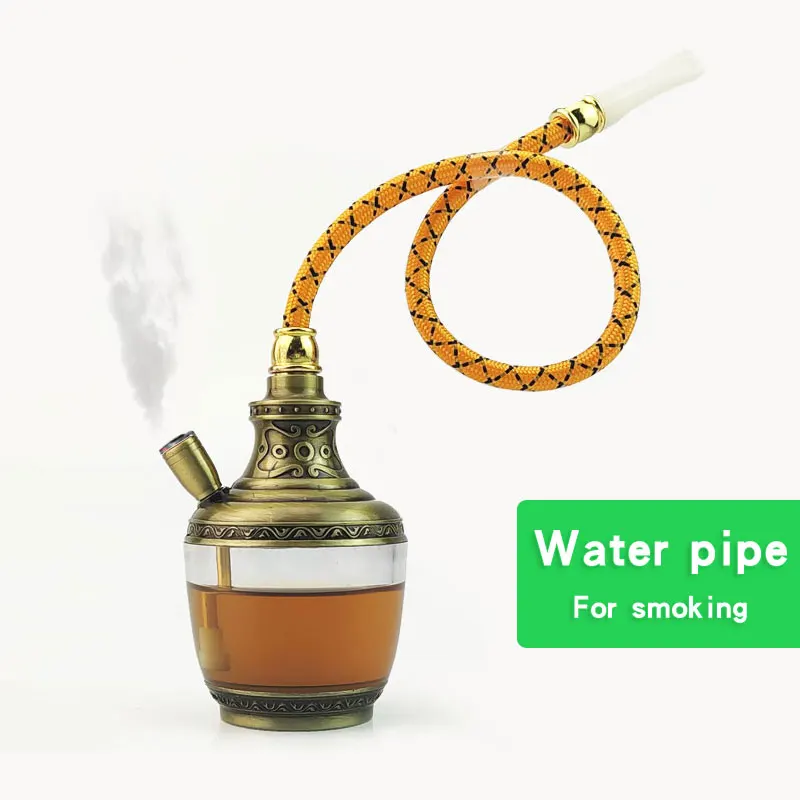 Water Pipe Set New Tobacco Cigarette Filters, Multifunctional Arabic Hookah,Cigarette Holder Portable High-grade Snuff Bottle806