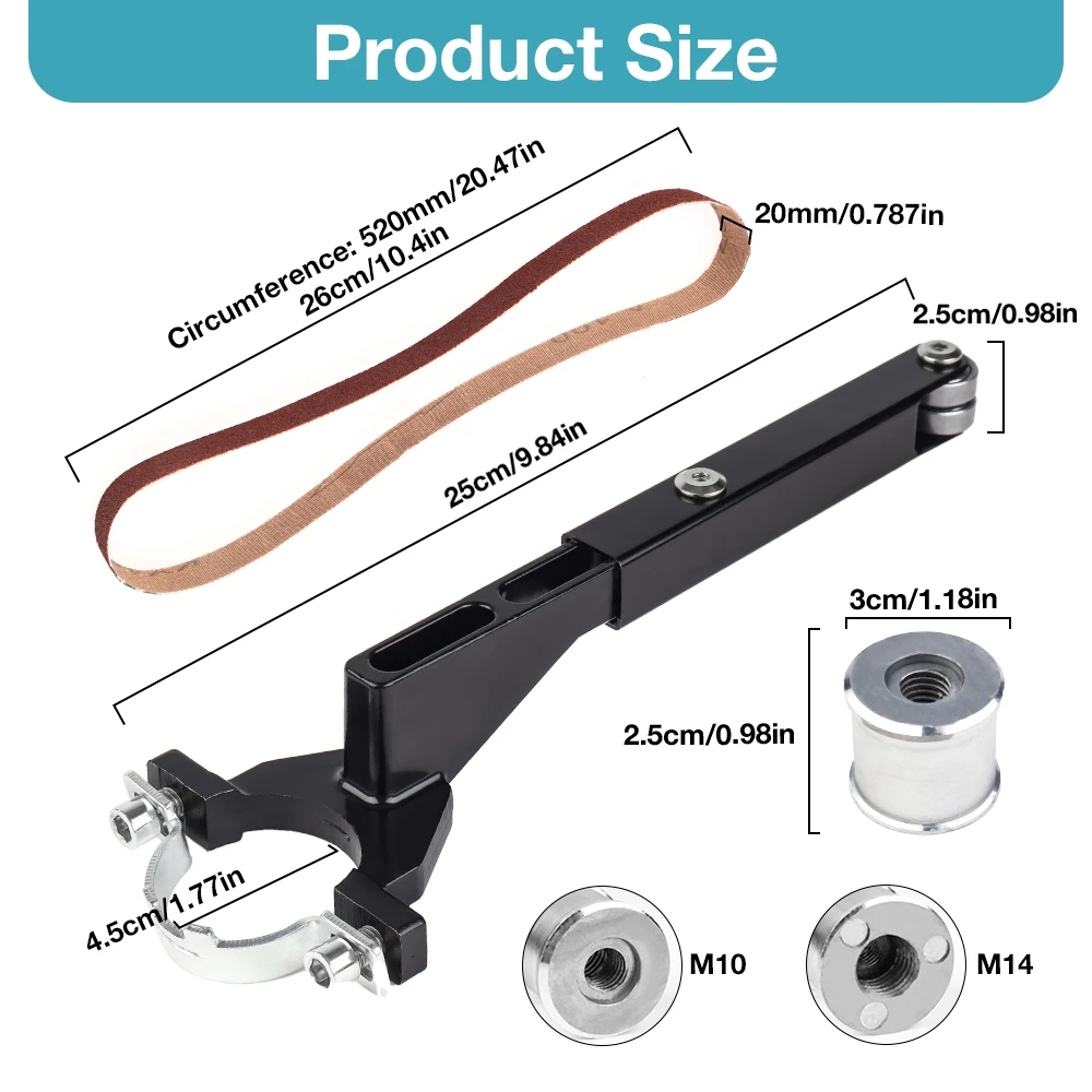 Grinder Mini Sander Multifunctional Cordless Polishing Machine, Home Angle Grinder Modification Belt Sander Accessories, Tools 4