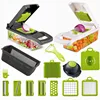 14 In 1 Multifunctional Vegetable Cutter Slicer With Basket Potato Chopper Carrot Grater Slicers Gadgets Kitchen Accessories 1