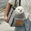 Dog Car Seat for Small Dog Center Console Seat Pet Booster Seat for Car Puppy Portable Dog Carrier for Cats Safety Travel Bag 5