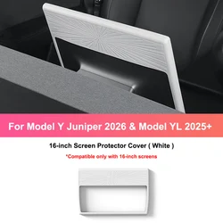 Premium 16 - Inch Silicone Navigation Screen Protector with Protective Frame Edge Cover (Screen Cover White)