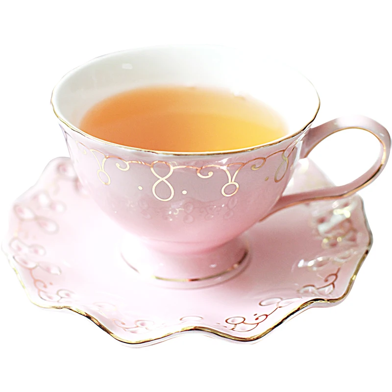 

English afternoon tea high-grade ceramic coffee cup and saucer set Japanese cup European cup mug coffee cup set 200ml