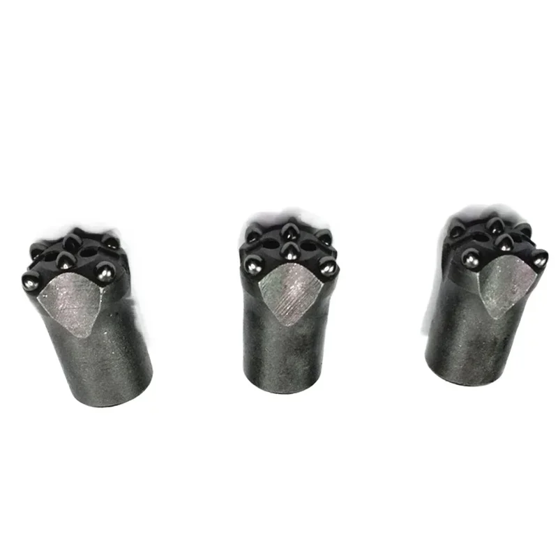 6T 및 7T 테이퍼 버튼 비트, 암반 천공 및 광산용 32mm-50mm 경질 구형 초경합금 마모부