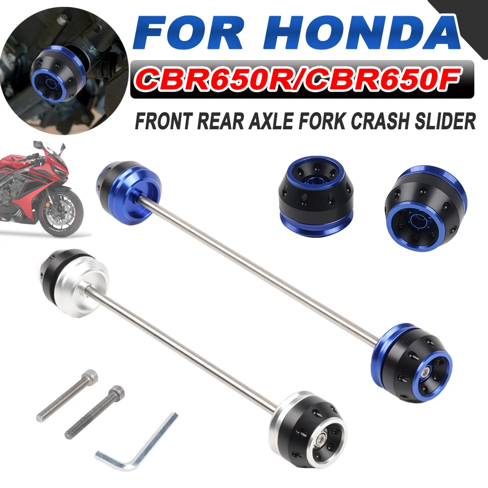 Per Honda Cbr650F Cb650F Cb650R Cbr650R Cbr 650R 650F Accessori Moto Assale Posteriore Anteriore Forcella Ruota Slider Crash Protector