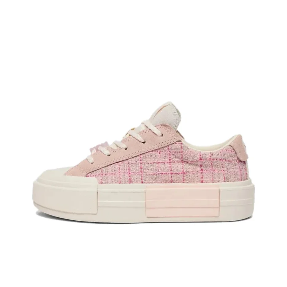 Converse All Star chaussures de skateboard basses antidérapantes résistantes à l'usure pour femmes rose Beige A13854C