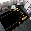 Soft Islamic Prayer Rug for Muslim Women, Elegant Carpet, Home Decoration Portable Prayer