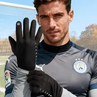 1 Pair Winter Fashion Thermal Gloves Outdoor Sports Cycling Football Training Non Slip Warm Windproof Gloves