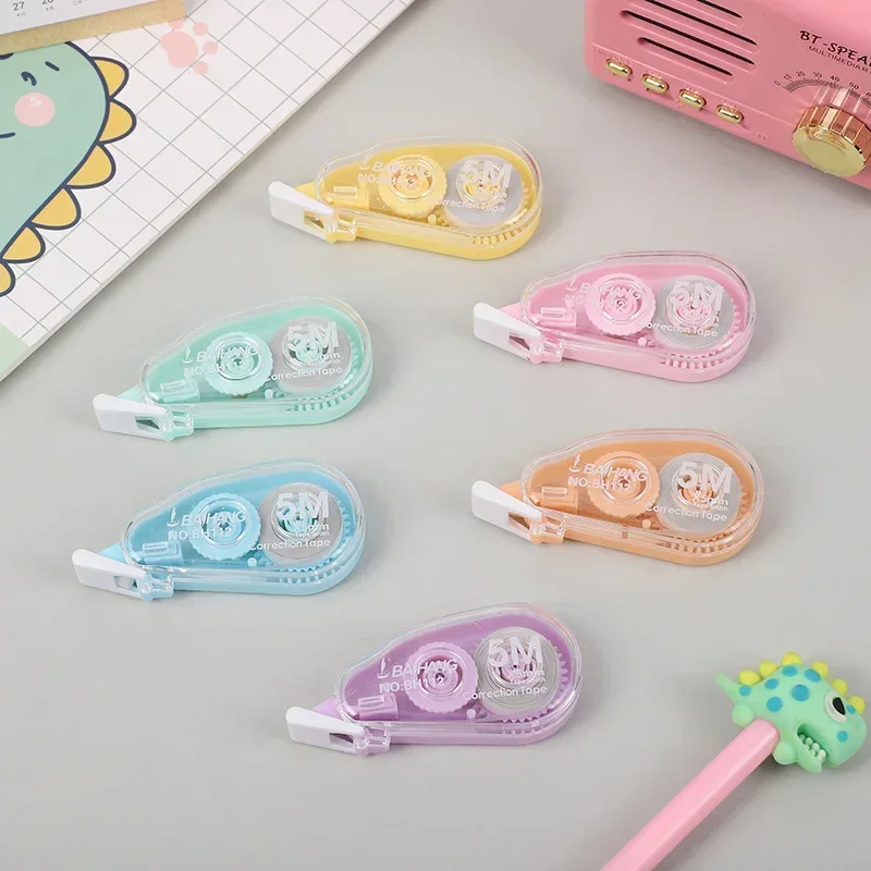 6 Pieces/Set White Out Correction Tape Multiple Color Student Kawaii Error Correction Erasers School Stationery Supplies
