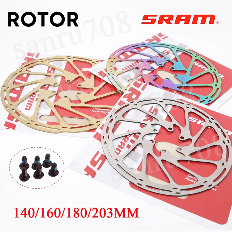 

Sram Avid велосипедный ротор Центральная линия тормозной диск 140 мм 160 мм 180 мм 203 мм MTB велосипедный Гидравлический Тормозной диск ротор с 6 элементами