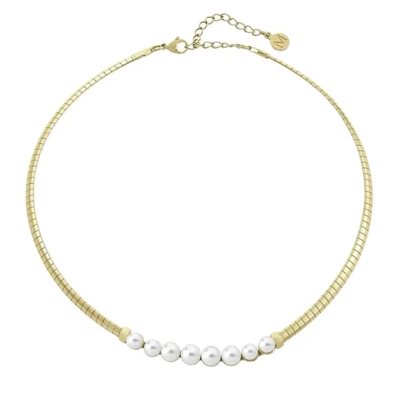 Buy Majorica Pearl Necklace White Pearl Beads Vintage 1990's Online in  India - Etsy