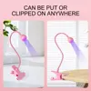 UV LED Nail Polish Drying Lamp Flexible Desk Clamp Mini USB Portable Nail Dryer for Gel Polish Professional Manicure Tools 2