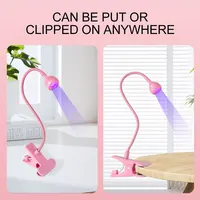 UV LED Nail Polish Drying Lamp Flexible Desk Clamp Mini USB Portable Nail Dryer for Gel Polish Professional Manicure Tools 2