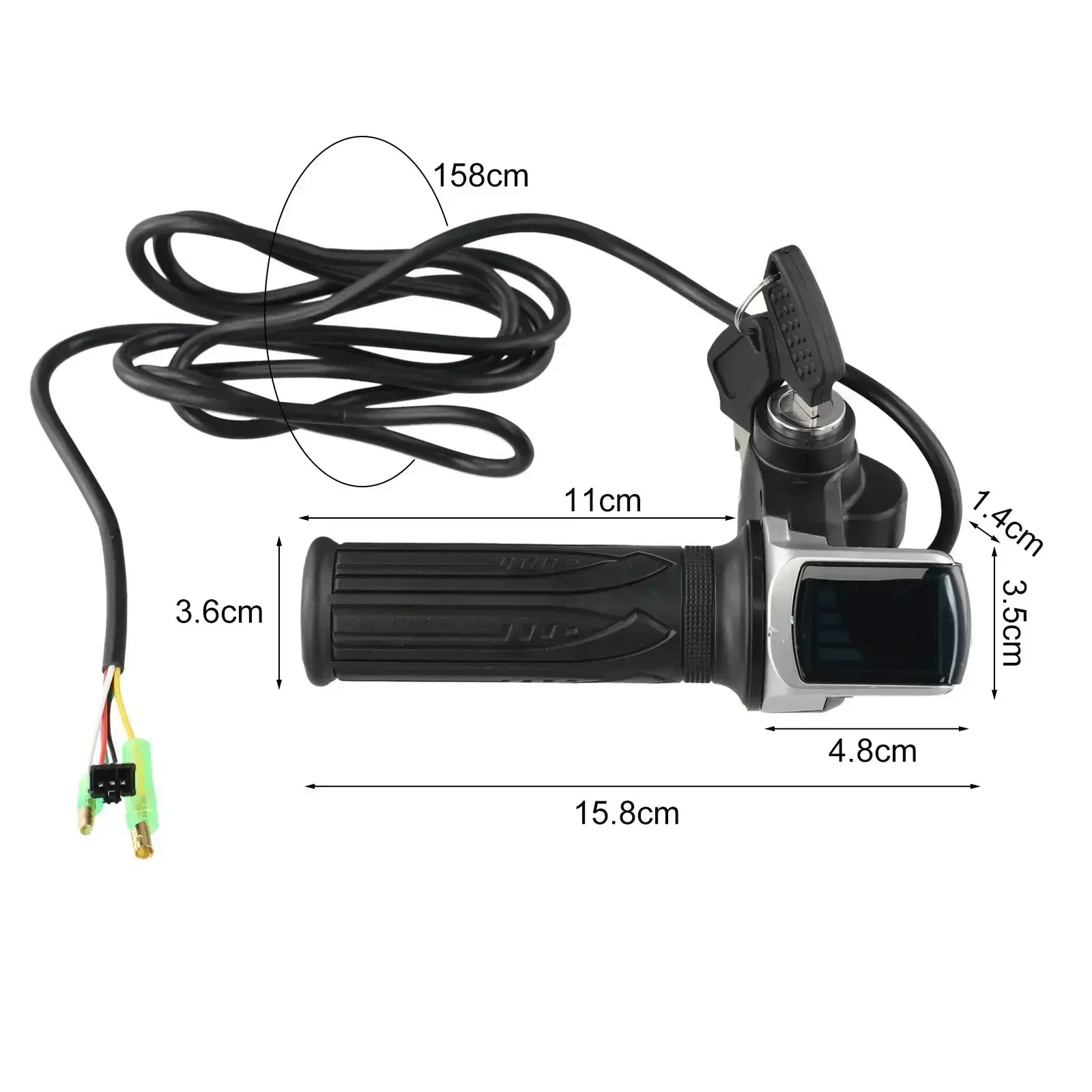 36/48/60V Electric Motorcycle E-bike Thumb Finger Gas Trigger Throttle Left Right Thumb Throttle Accelerator For E-Bike Scooter