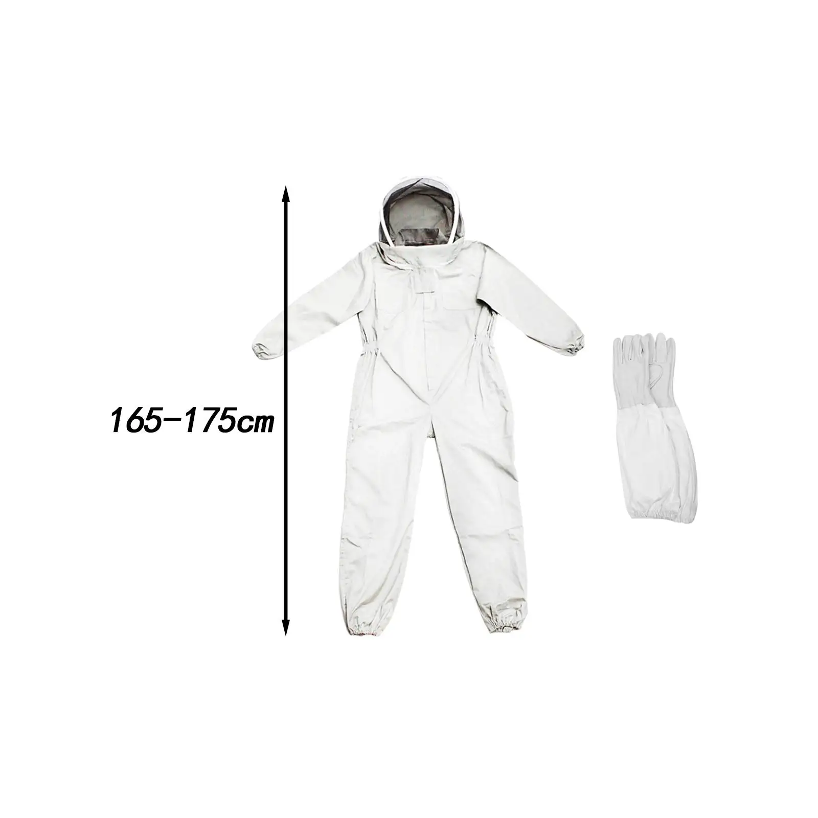Bee Protection Suit Professional with Hat Hood Beekeeping Bee Clothing