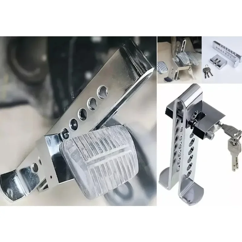 Auto Anti-Theft Car Brake Clutch Lock Safety Tool Steel Lock Auto Car Clutch Brake