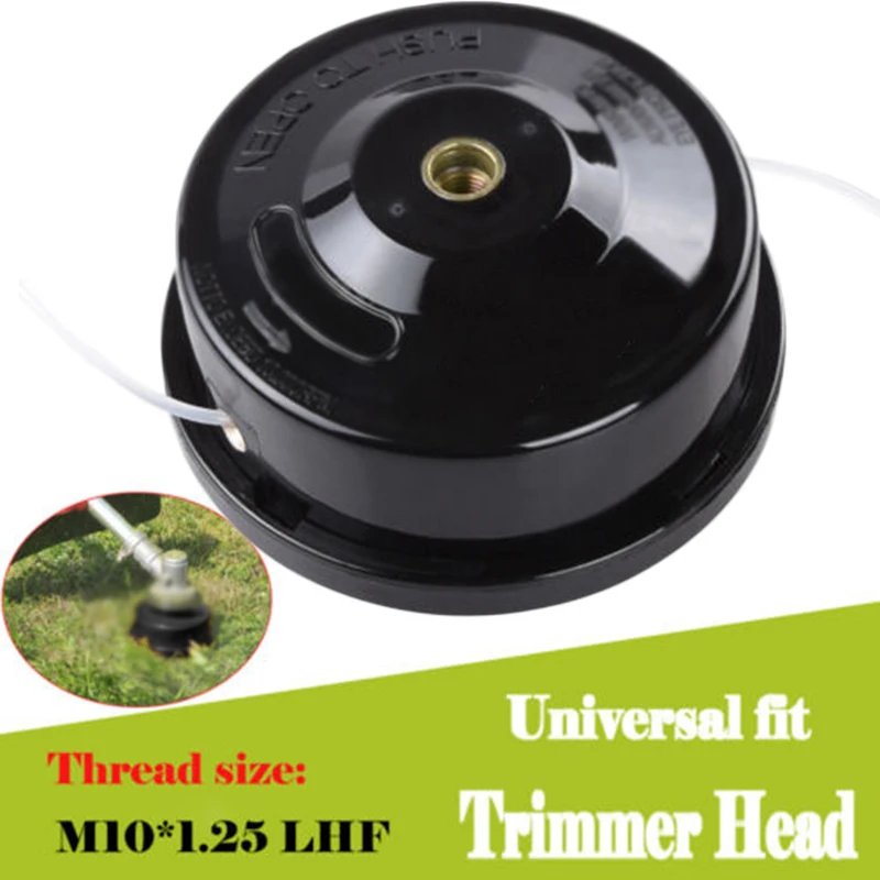Grass Trimmer Head Grass Trimmer Brush Cutter Accessories Mower Accessories Garden Grass Trimmer Head Lawn Mower Replacement Part Hardened Plastic Trimmer Head Bump Feed Line Spool Brush Cutter