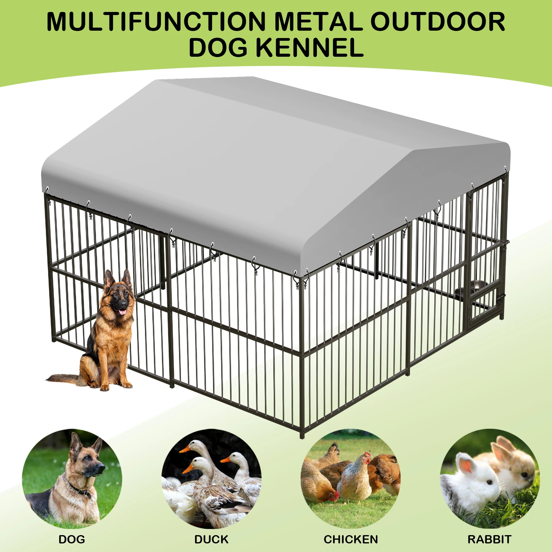 Large Outdoor Dog Kennel 3