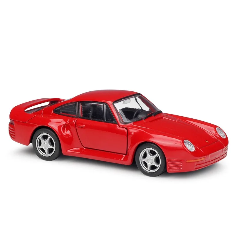 

WELLY 1：36 Porsche 959 Sports Car Models Simulation Alloy Toys Pullback Car Model Hobbies Collect Ornaments Boy Christmas Gift