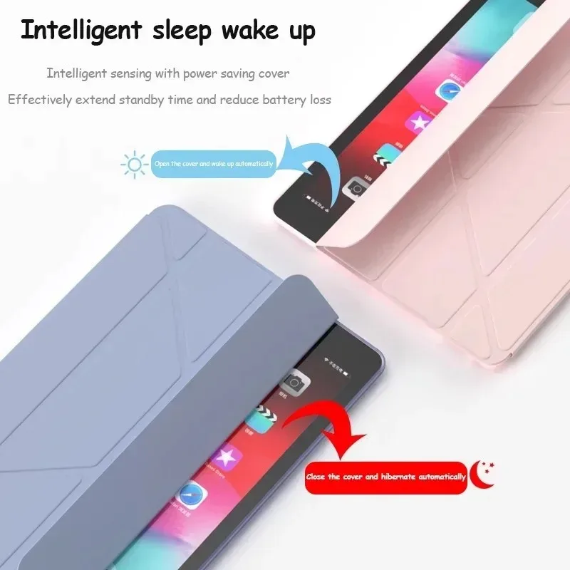 Versatile Multi-Fold Smart Cover with Auto Wake Feature