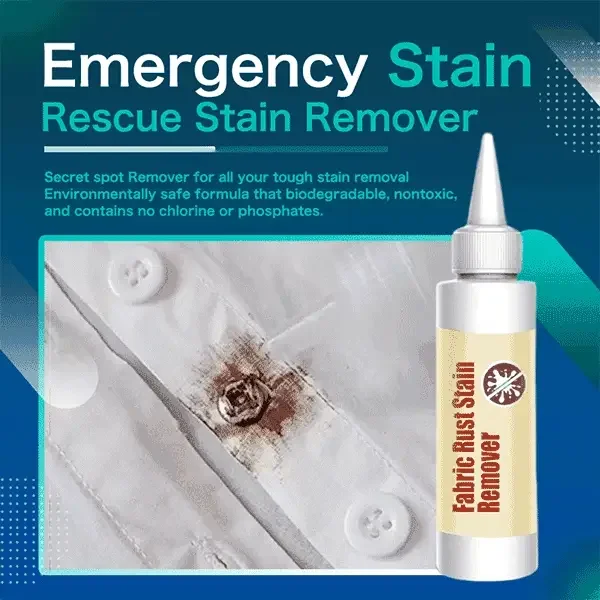 

Emergency Stain Rescue Stain Remover Decontamination and Rust Removal Agent for Clothes Rapid Decontamination and Rust Removal