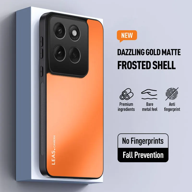 Magnetic Matte Skin-Feel Shockproof Case with Lens Protection