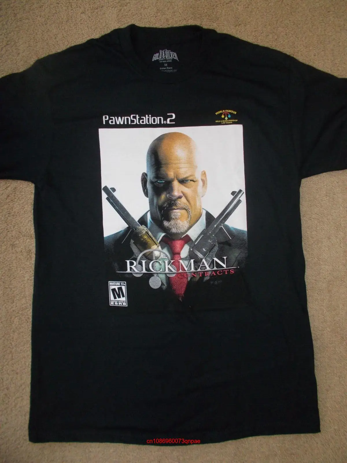 PAWN STARS STATION 2 RICKMAN контракт футболка размер среднего размера никогда не носил длинные или Короткие рукава