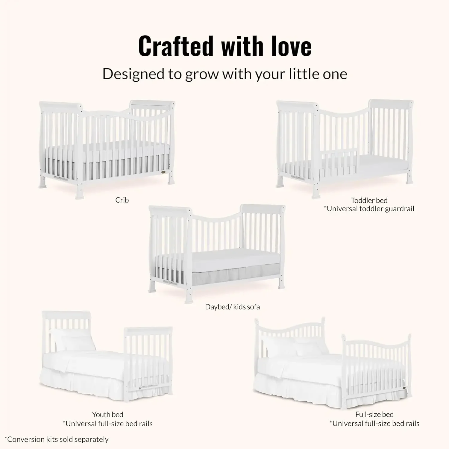7-in-1 Convertible Crib 4