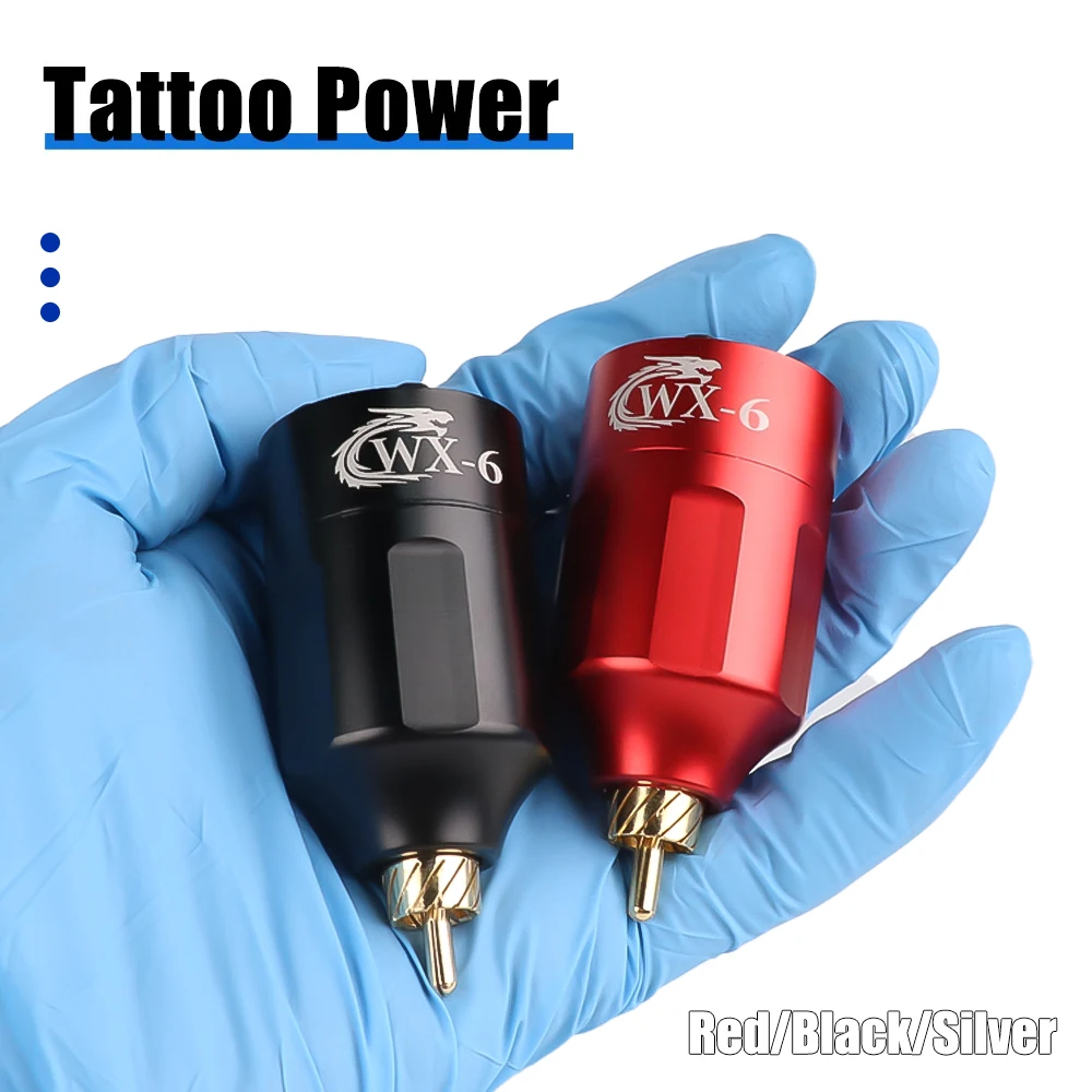 Wireless Tattoo Battery Pack Rechargeable Cordless Tattoo Power Supply Portable RCA Lithium Battery Pack 1300mAh Capacity,tattoo power supply,tattoo battery pack