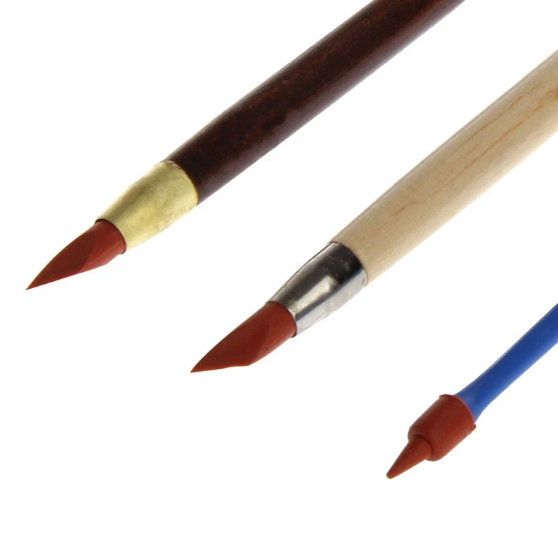 Set di penne in ceramica 5pz Penne in gomma siliconica Strumenti modellanti per scultura in argilla polimerica 