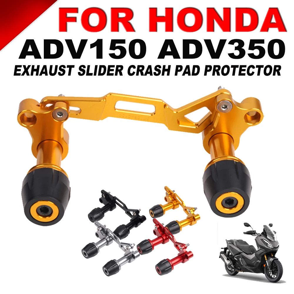 

Глушитель с защитой от падения для HONDA ADV350 ADV150 ADV 150 ADV 350 аксессуары для мотоциклов выхлопные слайдеры защита от падения