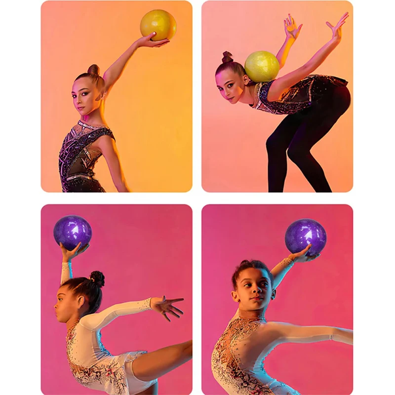 1PC 15/18cm Explosion-Proof Girl Gymnastics Ball Training For Kids Dance Practice Exercise Competition Rhythmic Gymnastics Ball