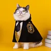 Halloween Dog Costume Magic Academy Cosplay Clothes Pet Cape Cat Decoration Halloween Cloak College Cloak Costume for pets 5