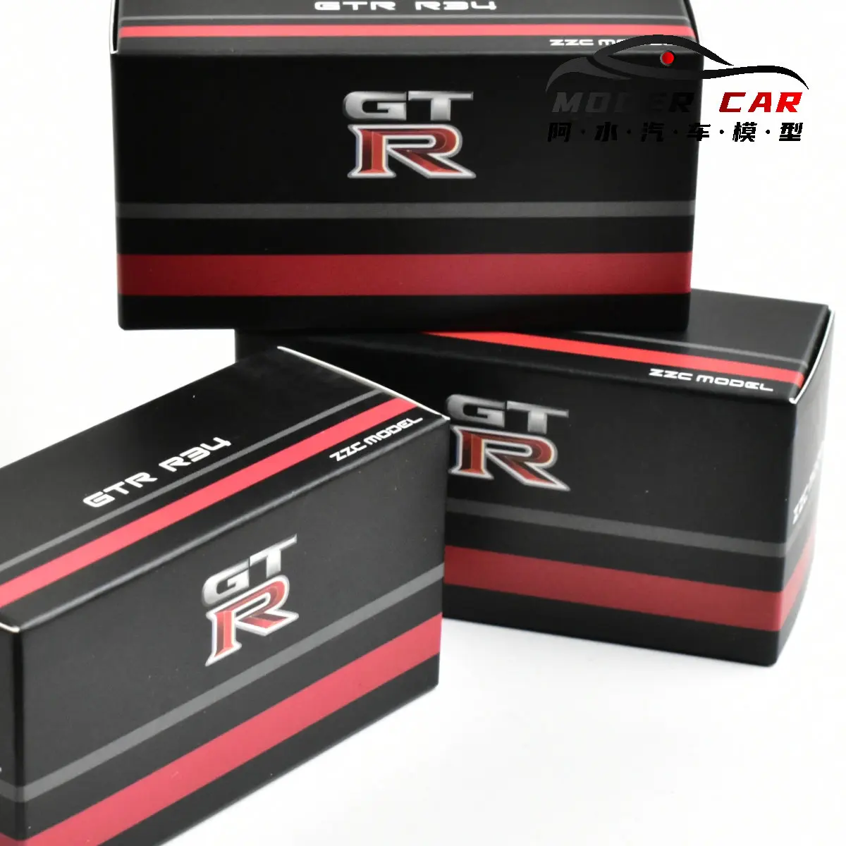 ZZC 1:64 성인 취미용 GTR R34 기념 다이캐스트 모형 자동차