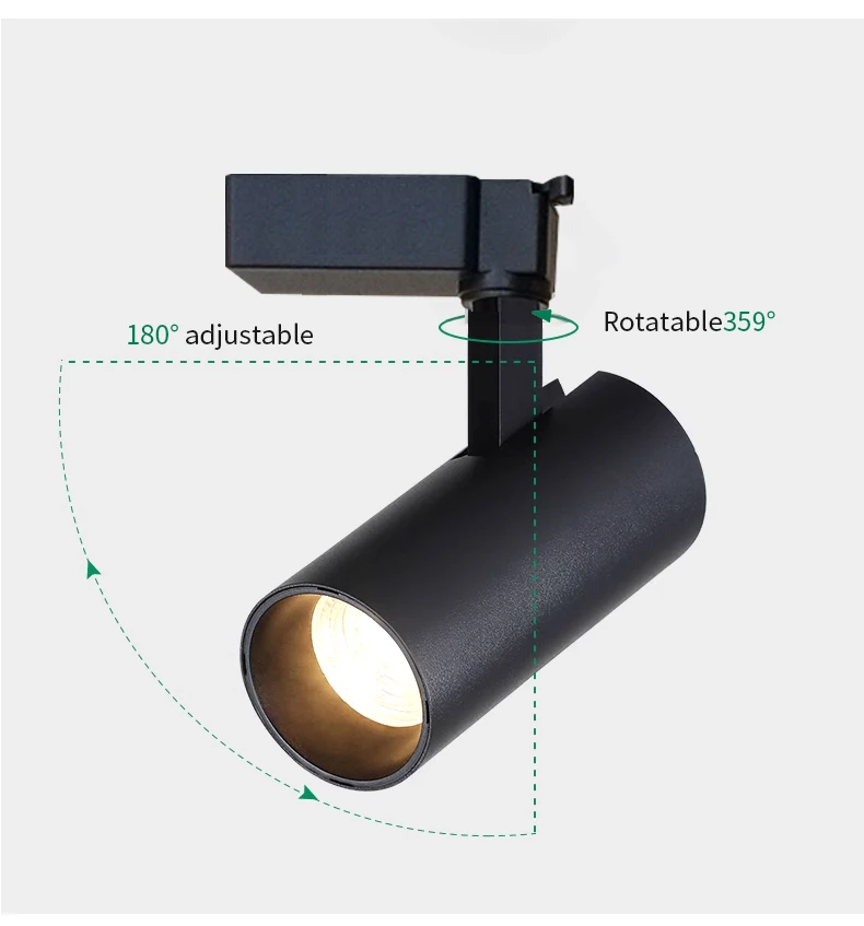 Description Picture 4 of itemClothing store spotlight led track light store commercial COB super bright home ceiling background wall shop track light