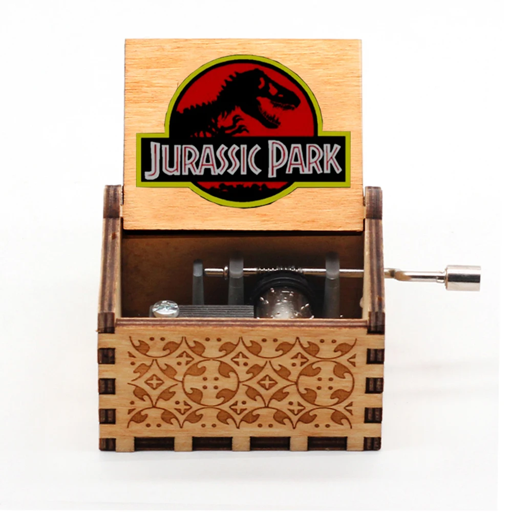 Top Sale Wood Hand Crank Music Box Dragon Ball Christmas Gift Birthday Gift New Year Gift 6