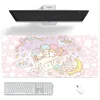 MINISO Sanrio Little Twin Stars Mouse Pad Computer Laptop Gaming Office Wrist Guard Non Slip Keyboard Pad 2