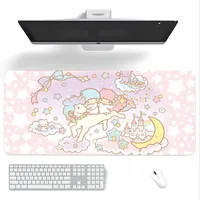 MINISO Sanrio Little Twin Stars Mouse Pad Computer Laptop Gaming Office Wrist Guard Non Slip Keyboard Pad 2