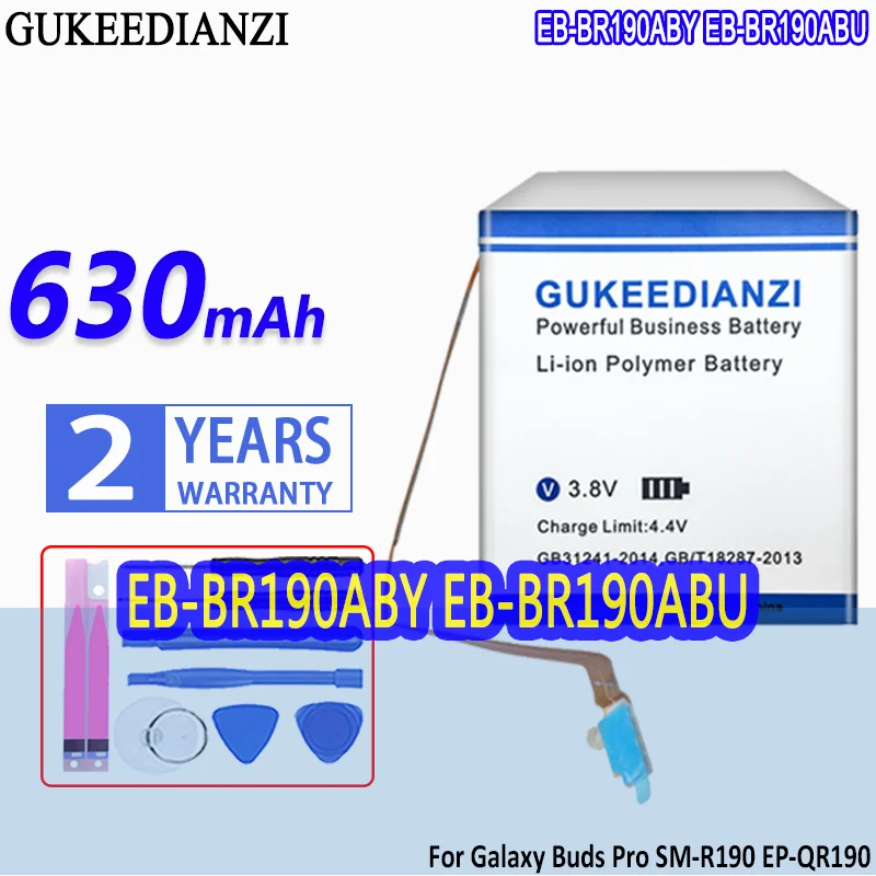 Batteria Ad Alta Capacità Da 630Mah Per Samsung Galaxy Buds Pro Sm-R190 Ep-Qr190 Batterie Per Telefoni Cellulari Auricolari Di Alta Qualità
