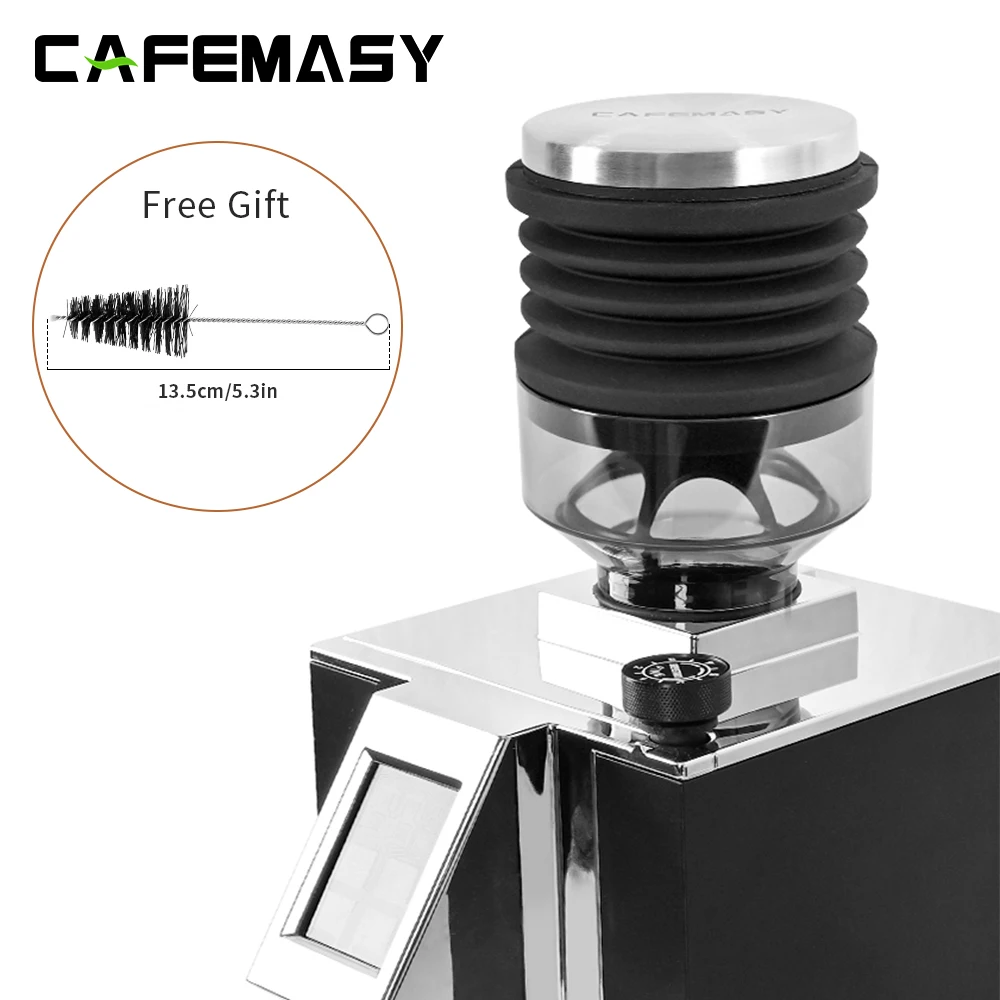 Hopper Mono Dose Per Macinacaffè – In Silicone E Alluminio, Diametro 7 Cm, Per Espresso E Utilizzo Professionale