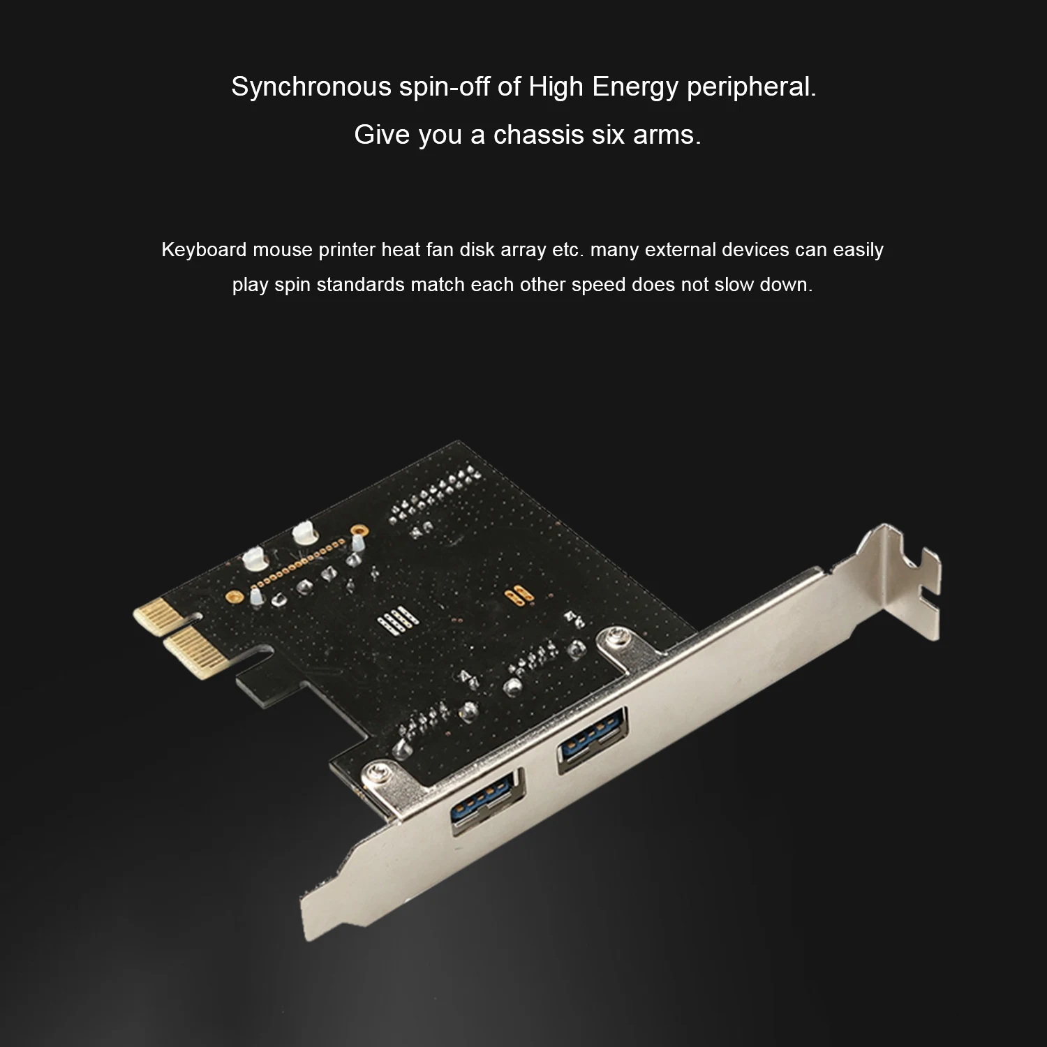 마더보드 확장 카드, 데스크탑 20 핀 전면 인터페이스, Pci-E to Usb3.0 확장 카드