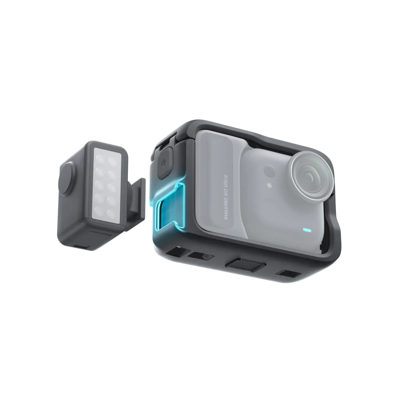 간편 설치 하우징 케이지, Insta360 GO Ultra용, 보호 프레임 마운트, 액세서리와 호환되는 확장 기능
