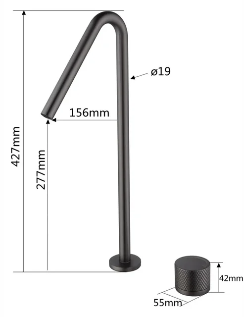 ก๊อกอ่างน้ำสีดำก๊อกน้ำในห้องน้ำก๊อกซิงค์ห้องน้ำสองหลุมแบบขัดก๊อกน้ำอ่างล้างหน้าแบบหมุนได้อย่างแพร่หลาย 6