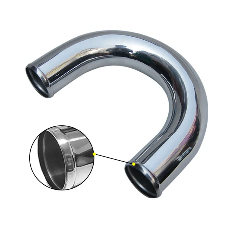 Tubo Aspirazione Alluminio 6061 Per Intercooler Auto - 63mm Esterno, 152mm Lunghezza