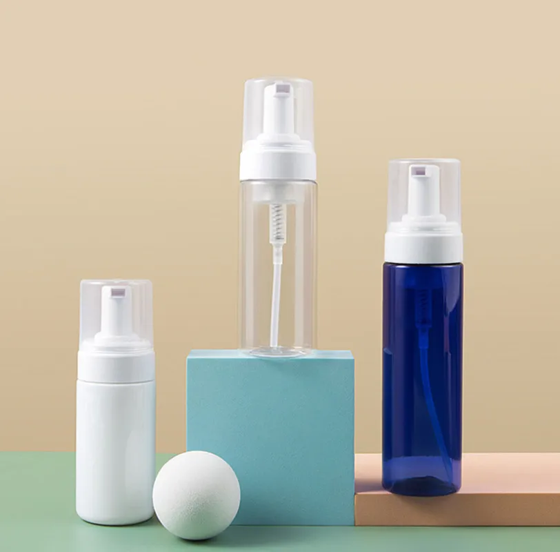 100ml 150ml 200ml Plastic Foamer Pump Bottle Refillable Empty Cosmetic