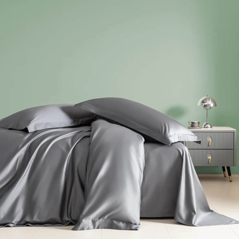 Copripiumino in cotone Pima Premium 2025 210x230 cm Doppio Dimensioni 1200TC Morbido 2