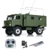 CROSS RC 1/10 Scale GC4M RTR DIY Painted Assembled Military Command Truck Light Sound Smoke Toys for Boys THZH1922 2