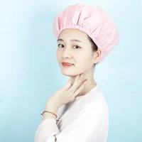 Chapeau en feuille d'étain auto-chauffant, masque épais à vapeur, capuchon Portable pour Salon de coiffure, huile pour cheveux lisses, bouchons de cuisson, coloration des cheveux 5
