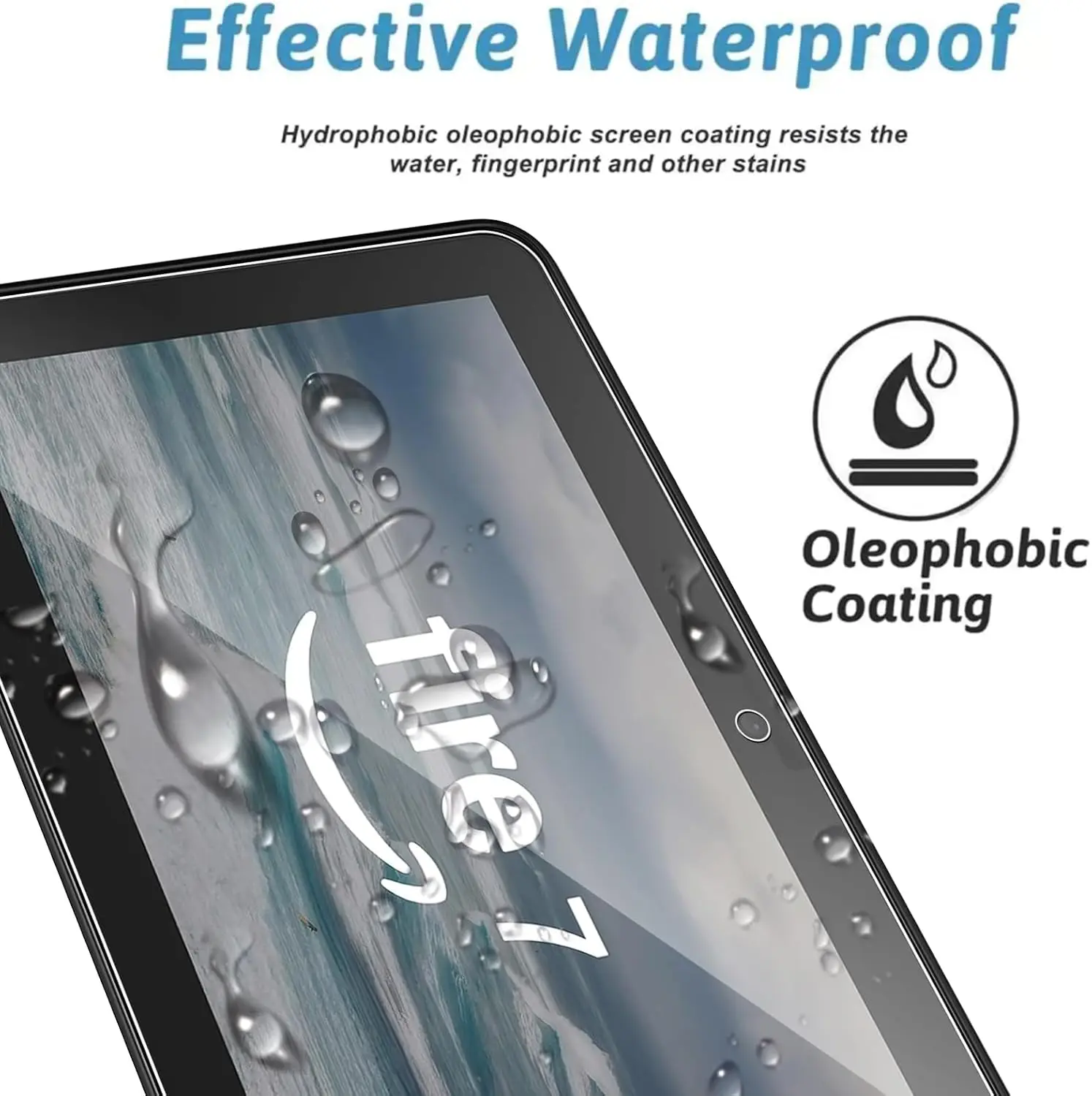 Premium 7-Inch 9H Anti-Scratch High Definition Bubble-Free Screen Protector Tempered Glass Film