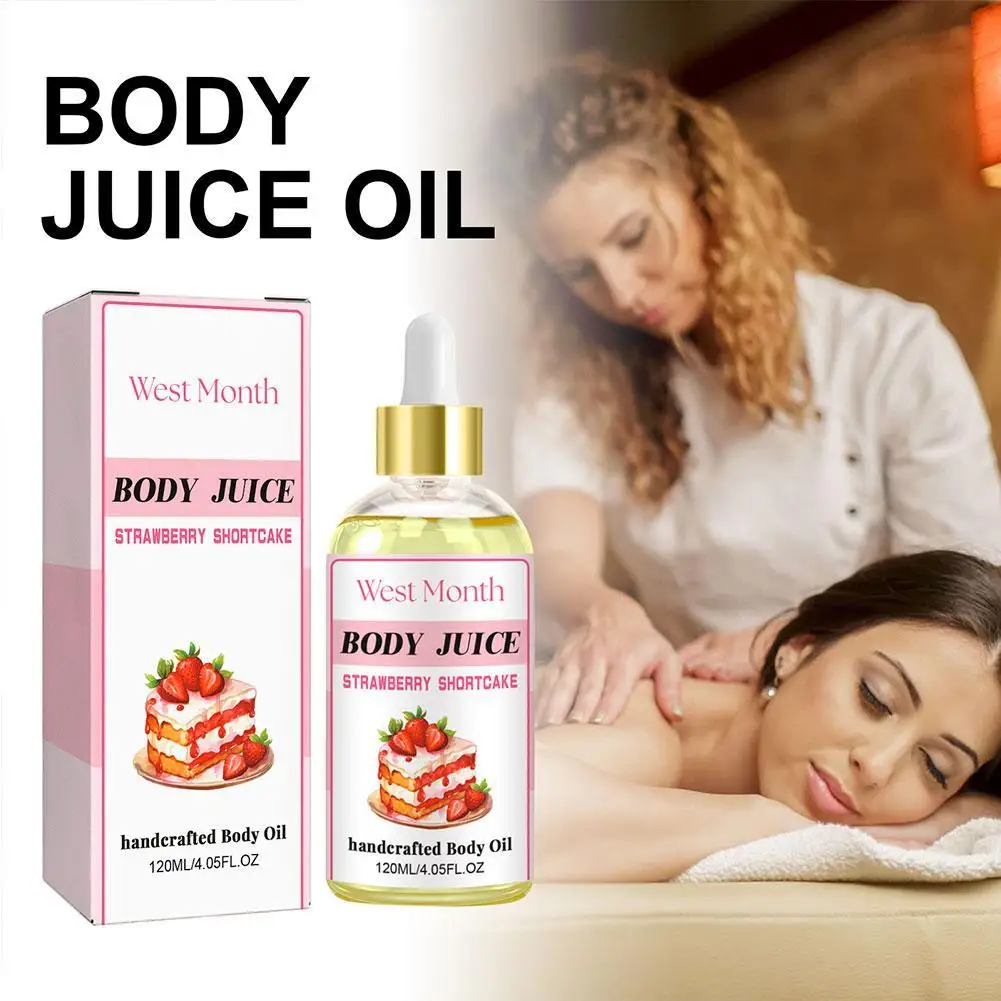 

Body Juice Massage Oil Strawberry Serum Anti Dark Spots Smooth Moisturizing Relax Repair Aromatherapy Glow Relieve Dry Skin Care