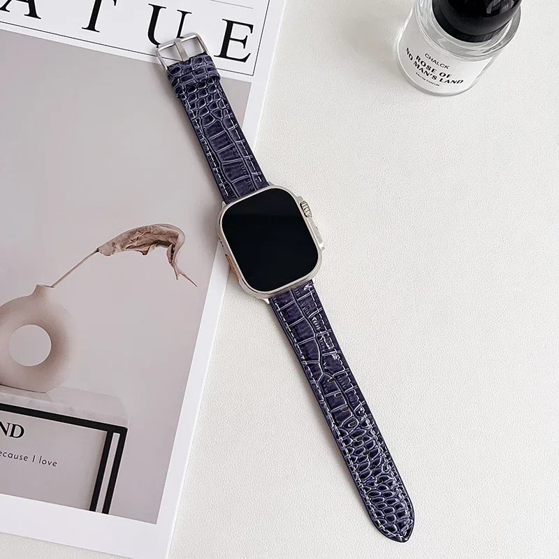 Premium Leather Watch Strap - Elegant Bracelet Design